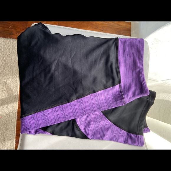 Champion purple and black fitness and workout yoga pants Size large - Picture 7 of 7